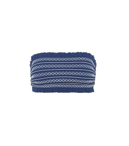 Redvalentino Costa Bandeau Bikini Top