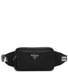 Prada Leather-trimmed Belt Bag