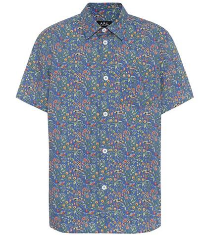 A.p.c. Floral Cotton Shirt