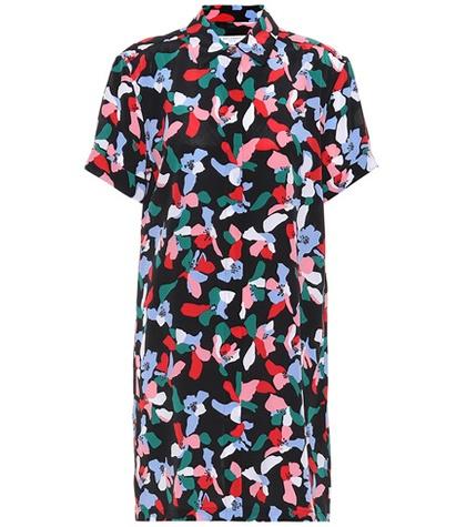 Equipment Mirelle Printed Silk Dress