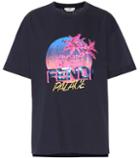 Fendi Cotton Sequined Logo T-shirt