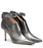 Jimmy Choo Blaize 85 Leather Ankle Boots