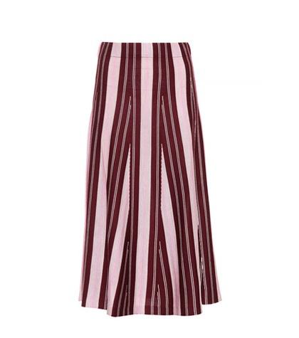 Gabriela Hearst Cashmere And Silk Skirt