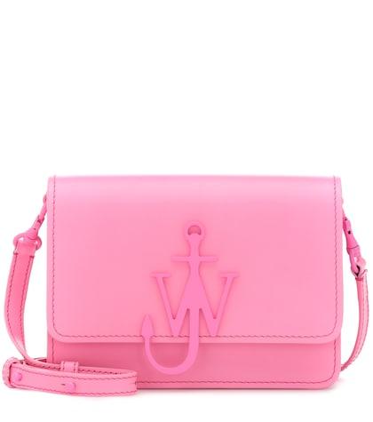 Jw Anderson Logo Leather Shoulder Bag