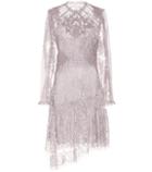 Balenciaga Stranded Appliqué Silk Lace Dress