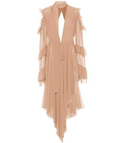 Off-white Silk Dress