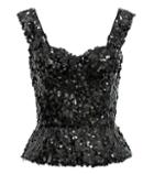 Dolce & Gabbana Sequined Bustier Top