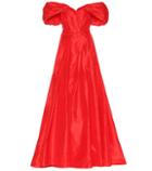 Carolina Herrera Silk Taffeta Off-the-shoulder Gown