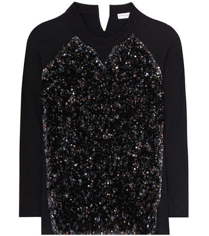 Haider Ackermann Sequinned Cotton Sweatshirt