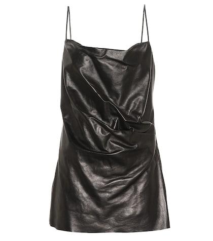 Gucci Leather Minidress