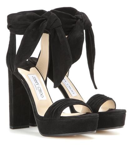 Jimmy Choo Kaytrin 120 Suede Sandals