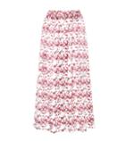 Huishan Zhang Tilda Floral-printed Silk-satin Skirt