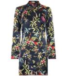F.r.s For Restless Sleepers Menezio Printed Silk Minidress