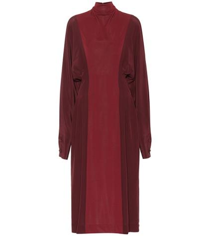 Victoria Beckham Silk Midi Dress