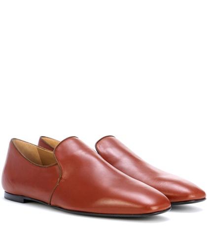 Loewe Alys Leather Slippers
