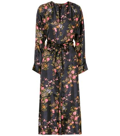 Isabel Marant Olympia Floral-printed Silk Dress