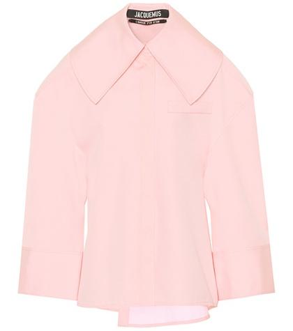 Valentino La Chemise Carée Cotton Blouse