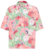 Plan C Floral-printed Shirt