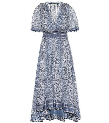 Ulla Johnson Evania Printed Silk Dress