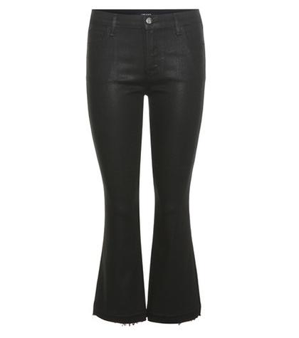 Polo Ralph Lauren Selena Mid-rise Cropped Coated Jeans