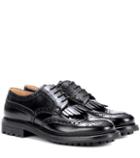Dolce & Gabbana Priscilla Fringed Leather Derby Shoes