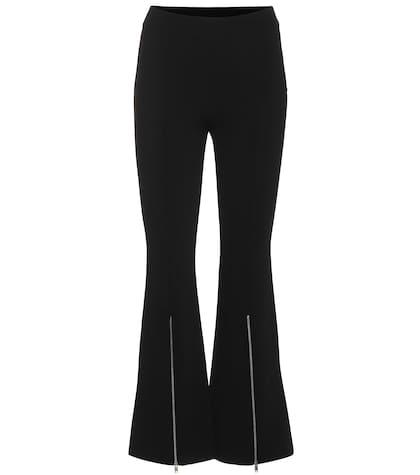 Stella Mccartney Ponte High-rise Cropped Flare Pants