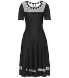 Oscar De La Renta Wool And Silk-blend Midi Dress