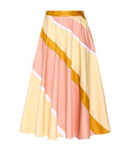 Alexander Mcqueen Rokas Cotton Skirt