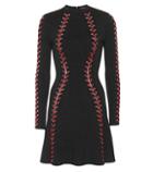 Alexander Mcqueen Silk And Wool-blend Knitted Dress