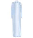 Calvin Klein 205w39nyc Striped Cotton Shirt Dress