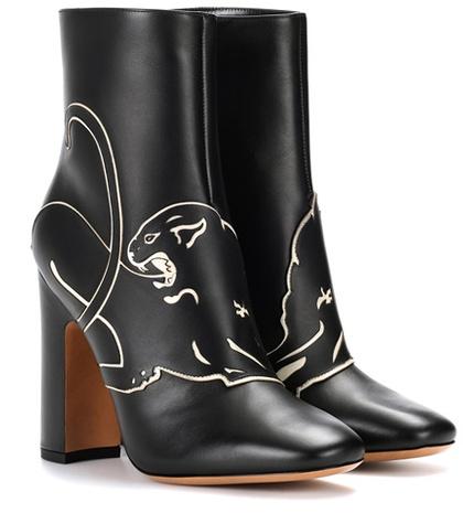 Valentino Garavani Valentino Garavani Leather Ankle Boots