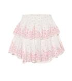 Loveshackfancy Cotton Miniskirt