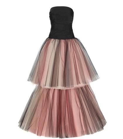 Miu Miu Tiered Tulle Gown
