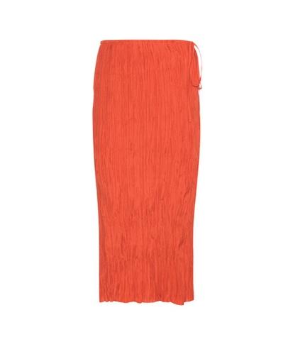 Altuzarra Calligraphy Plissé Skirt
