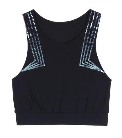 Lucas Hugh Blackstar Printed Crop Top