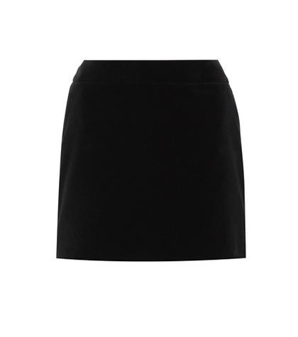 Saint Laurent Velvet Miniskirt