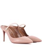 Isa Arfen Leather Slip-on Pumps