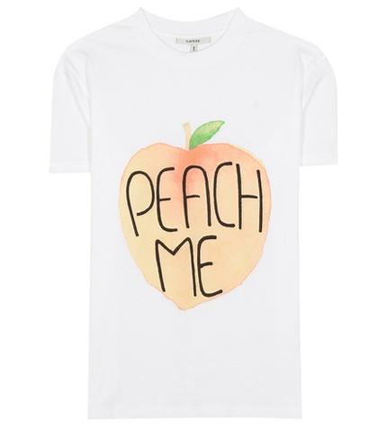 Ganni Harvard Printed T-shirt