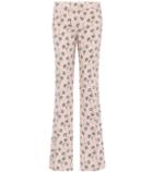 Alexander Mcqueen Printed Crêpe Trousers