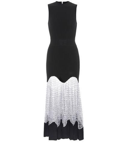 Alexander Mcqueen Sleeveless Wool-blend Dress