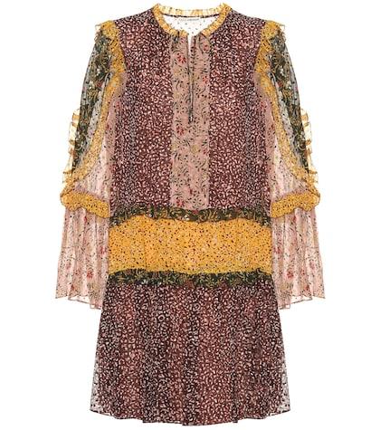 Ulla Johnson Essie Silk Georgette Minidress