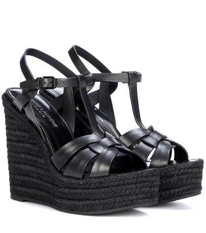 Repetto Espadrille 85 Leather Sandals