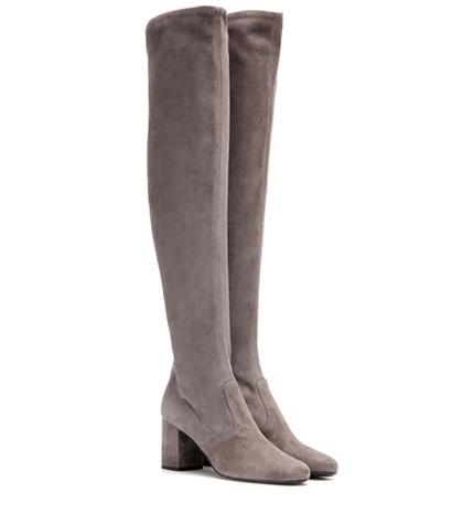 Nina Ricci Bb 70 Over-the-knee Suede Boots