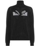 Fendi Metallic Wool-blend Turtleneck Sweater