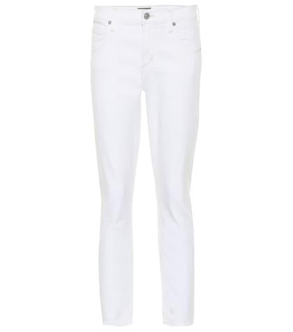 Citizens Of Humanity Elsa Cropped Mid-rise Straight Jeans