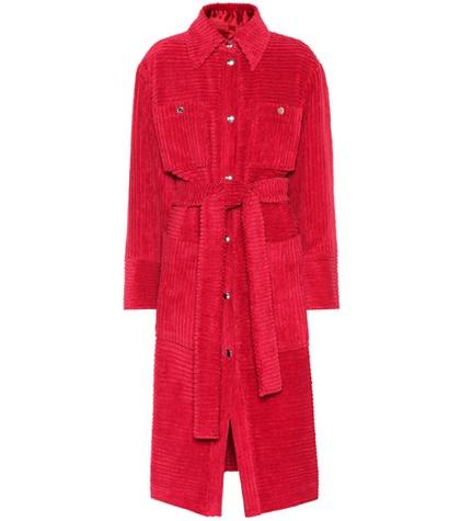 Acne Studios Corduroy Cotton Trench Coat
