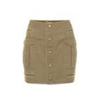 Saint Laurent Cotton Gabardine Miniskirt