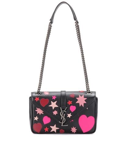 Saint Laurent Classic Medium Monogram Collège Leather Shoulder Bag