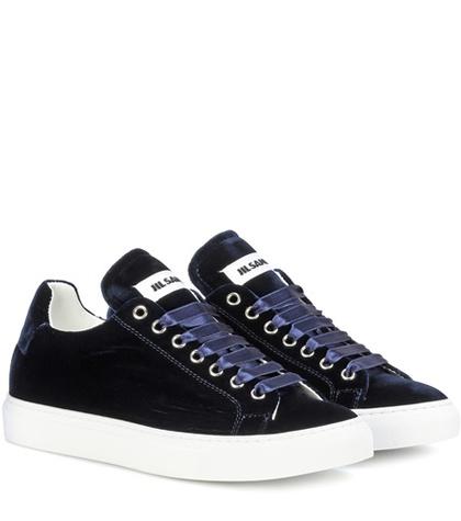 Jil Sander Velvet Sneakers