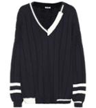 Miu Miu Asymmetric Wool Sweater